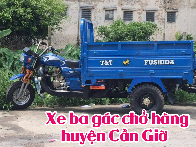 Xe ba gác chở hàng huyện Cần Giờ